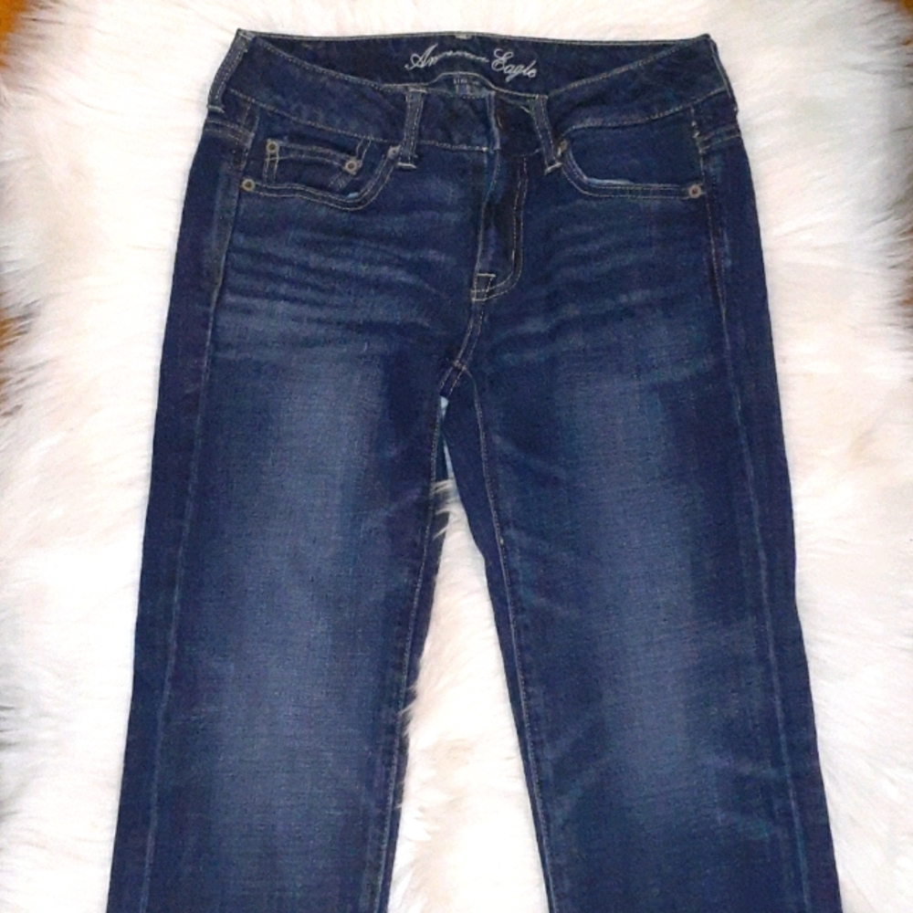 American Eagle  Sz 00 Boy Fit Stretch Jeans